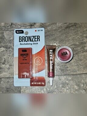 Bronzer Stick, Blush Balm & Liquid Blush Bundle BNIB